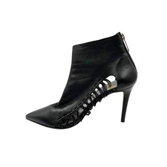 Tamara Mellon Womens Leather Braided Dom Pointed Toe Ankle Booties Size 38 - Picture 7 of 12